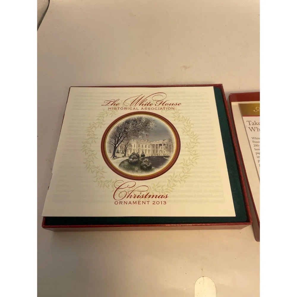 The White House Historical Association Ornament Collection Christmas 2013 NIOB